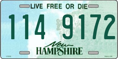 NH license plate 1149172