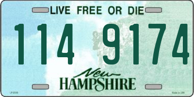 NH license plate 1149174