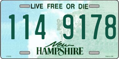 NH license plate 1149178