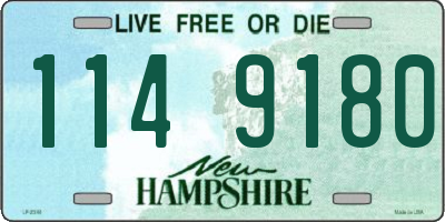NH license plate 1149180