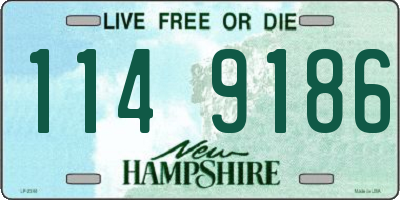 NH license plate 1149186