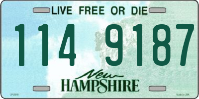 NH license plate 1149187