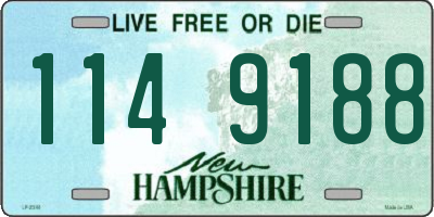 NH license plate 1149188