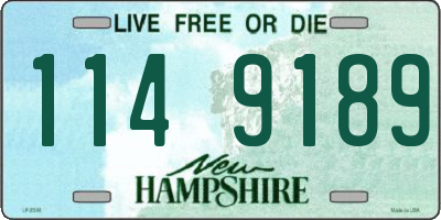 NH license plate 1149189