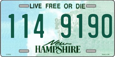 NH license plate 1149190