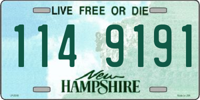 NH license plate 1149191
