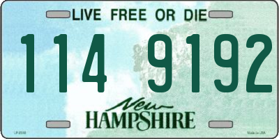 NH license plate 1149192