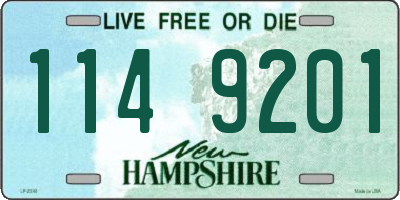 NH license plate 1149201