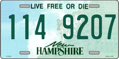 NH license plate 1149207