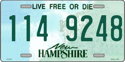 NH license plate 1149248