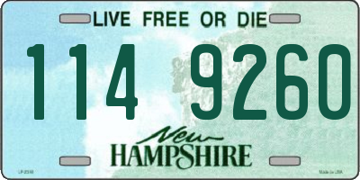 NH license plate 1149260