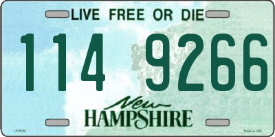 NH license plate 1149266