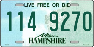 NH license plate 1149270
