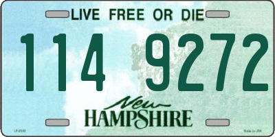 NH license plate 1149272
