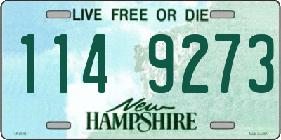 NH license plate 1149273