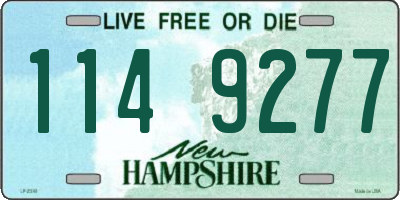 NH license plate 1149277