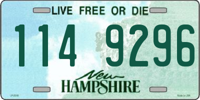 NH license plate 1149296