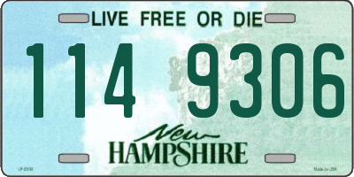 NH license plate 1149306