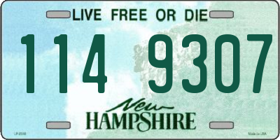 NH license plate 1149307