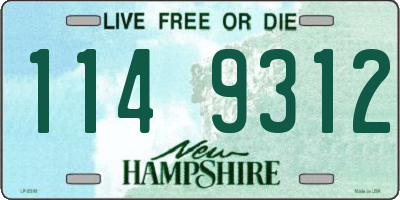 NH license plate 1149312