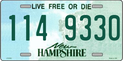NH license plate 1149330