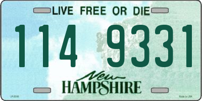 NH license plate 1149331