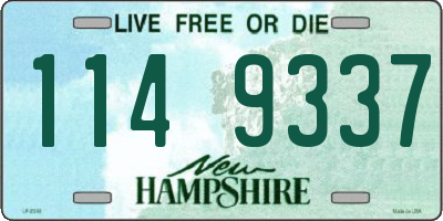 NH license plate 1149337