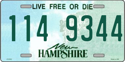 NH license plate 1149344