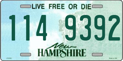 NH license plate 1149392