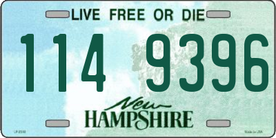 NH license plate 1149396