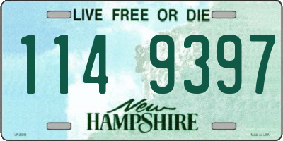NH license plate 1149397