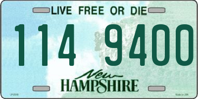 NH license plate 1149400