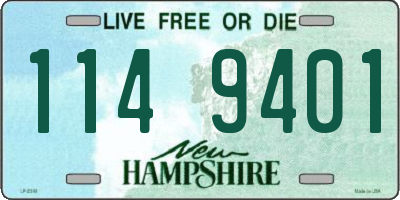 NH license plate 1149401