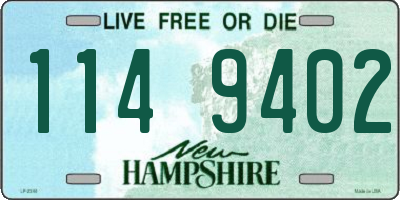 NH license plate 1149402