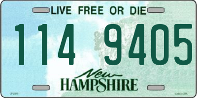 NH license plate 1149405