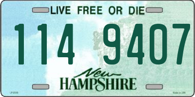 NH license plate 1149407