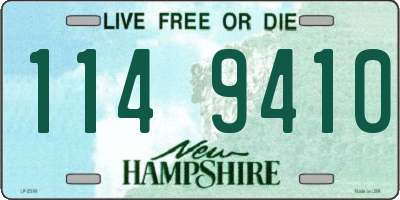 NH license plate 1149410
