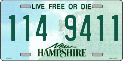 NH license plate 1149411