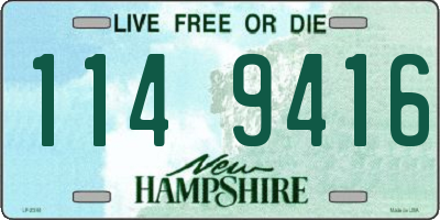 NH license plate 1149416
