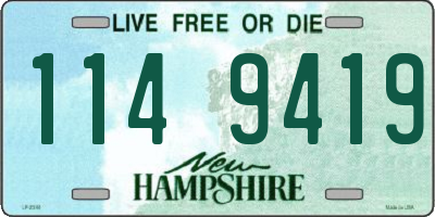 NH license plate 1149419
