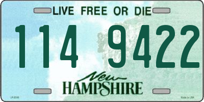 NH license plate 1149422
