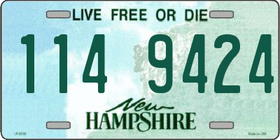 NH license plate 1149424