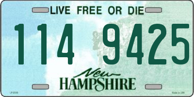 NH license plate 1149425