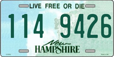 NH license plate 1149426