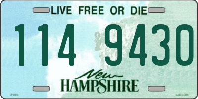 NH license plate 1149430