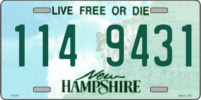 NH license plate 1149431
