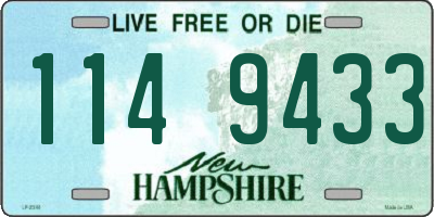 NH license plate 1149433