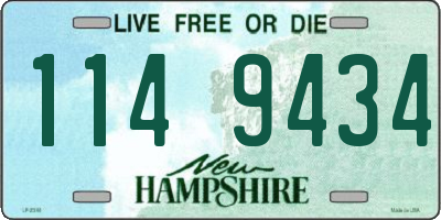 NH license plate 1149434