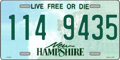 NH license plate 1149435