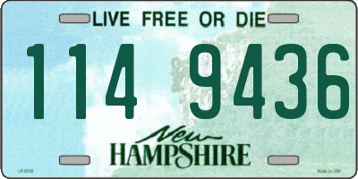NH license plate 1149436
